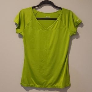Bright Green Columbia Athletic Top